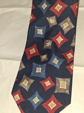 T.K.S. for Nordstrom Geometric Silk Tie in Blue & Red